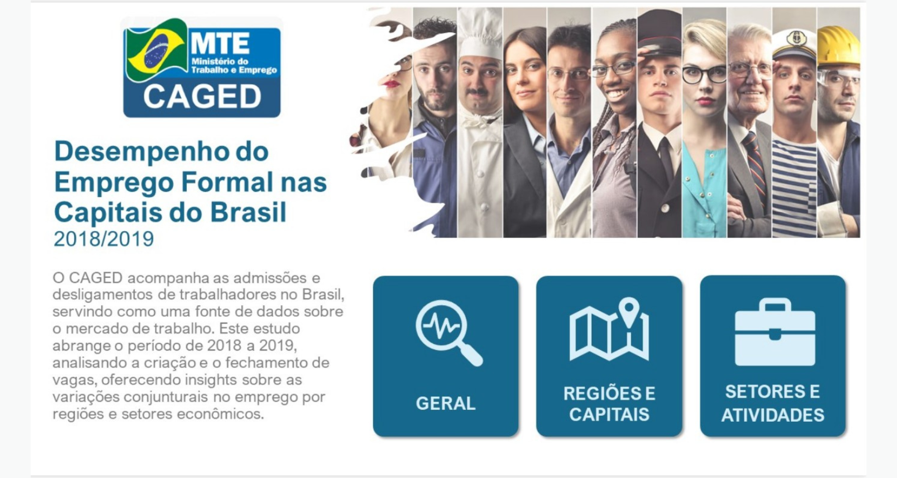 Dashboard Desempenho do Emprego Formal